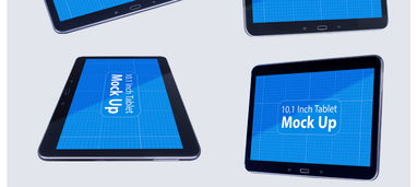 25款平板電腦多角度屏幕展示樣機圖片設計素材 高效網頁制作必備資源
